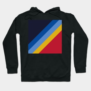 Colorful Retro Stripes Hoodie